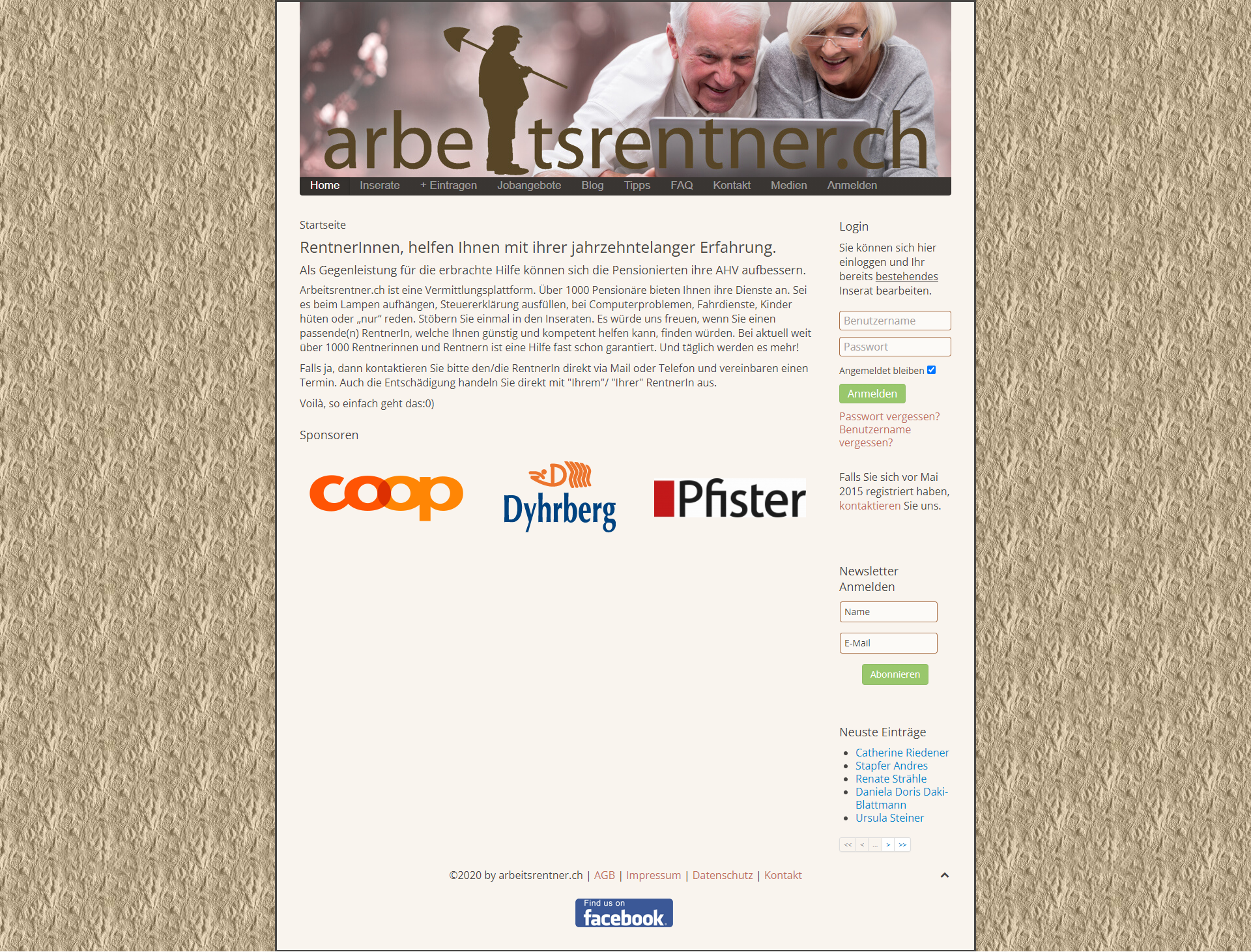 Übergang von arbeitsrentner.ch an Xdream promotion AG, Laupersdorf